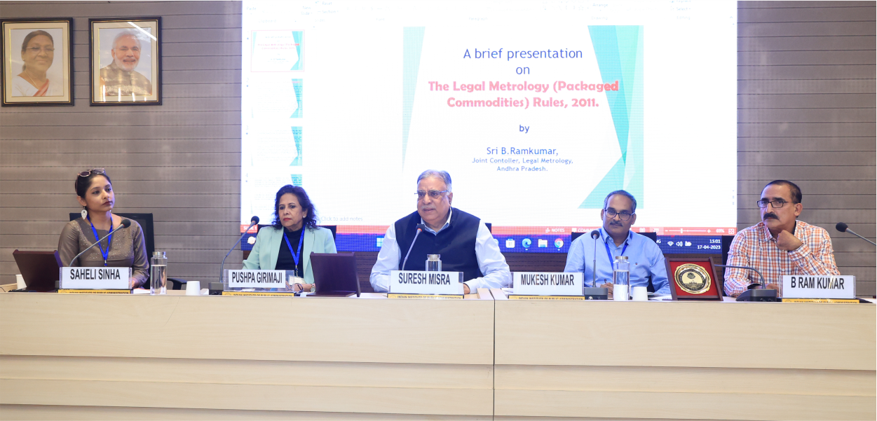 Panel Discussion on Direct Selling, Legal Metrology Packaged Commodity Rules and Misleading Advertisements.